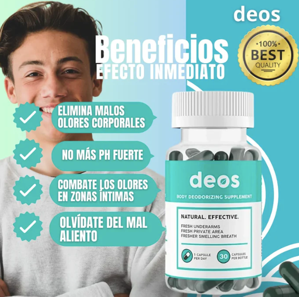 DEOS-suplemento desodorante corporal