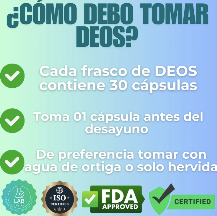 DEOS-suplemento desodorante corporal