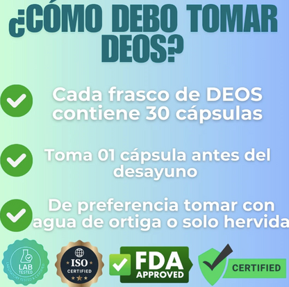 DEOS-suplemento desodorante corporal